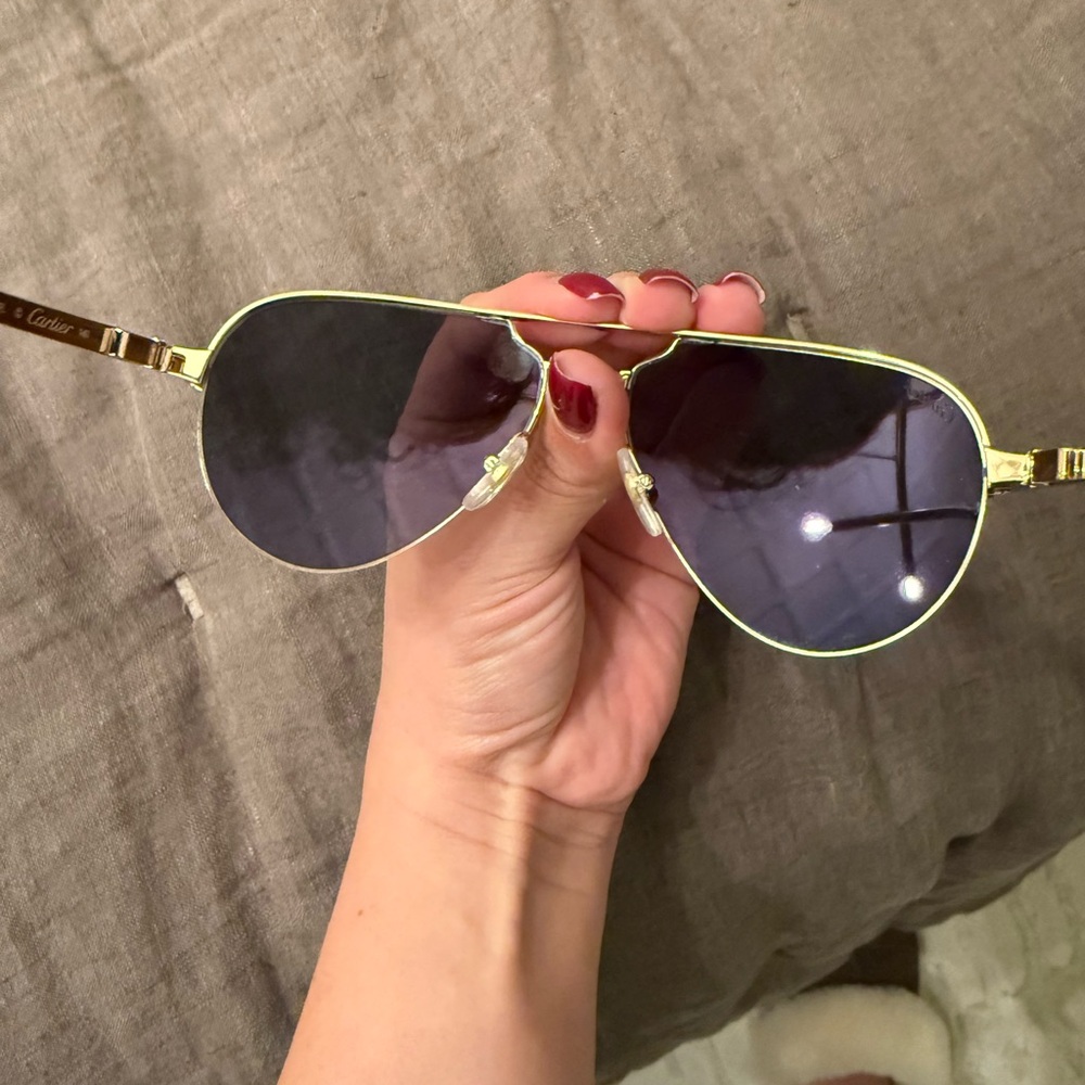 Cartier Santos Evolution 60MM Sunglasses - Picture 5 of 9